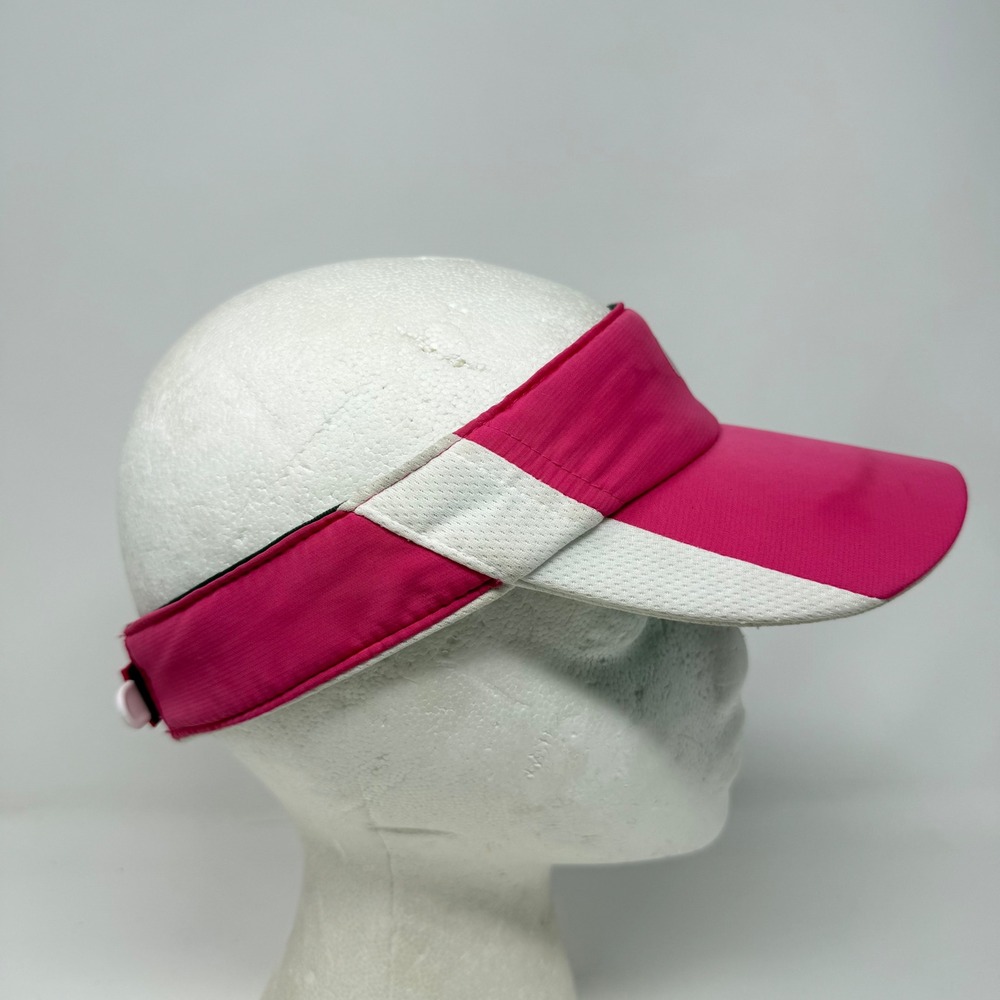 Nike 2008 Golf Womens Visor Pink White Swoosh Adjustable Athletic Hat 256875-629 - Picture 3 of 9